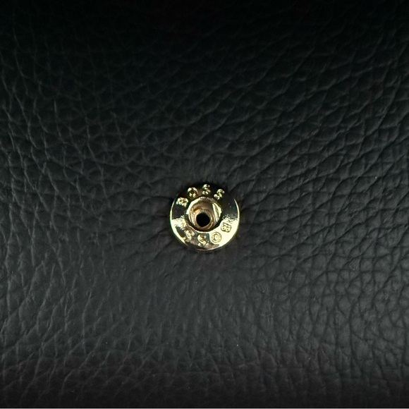 BOSS | Lenah Flap Wallet | Black Genuine Leather with Gold Accent | NWT - Picture 13 of 15